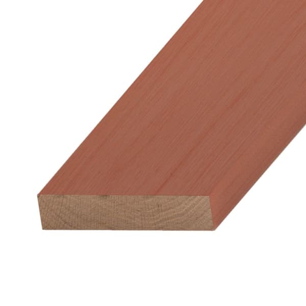 Unbranded 1 in. x 3 in. x 12 ft. Mahogany S4S Board