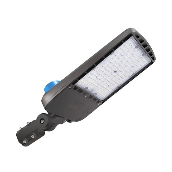 1000-Watt Equivalent Bronze Integrated LED Parking Lot Area Light 200-Watt Slip Fitter Mount 5000K Up to 26000Lumens