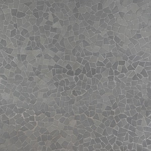 Countryside Tumbled 11.81 in. x 11.81 in. Black Lava Floor and Wall Mosaic (0.97 sq. ft. / sheet)