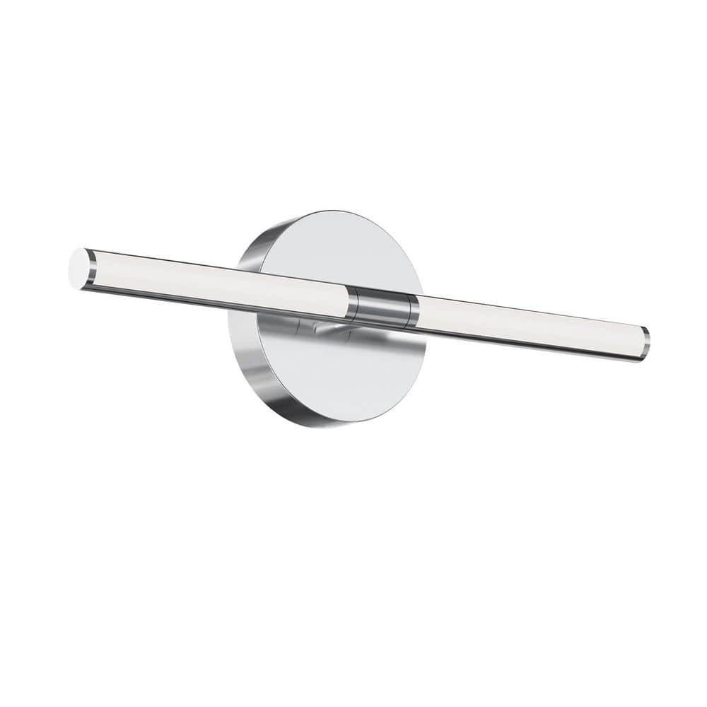 Chicago 17 in. 1-Light Polished Chrome LED Vanity Light Bar price history on PriceWatchPro