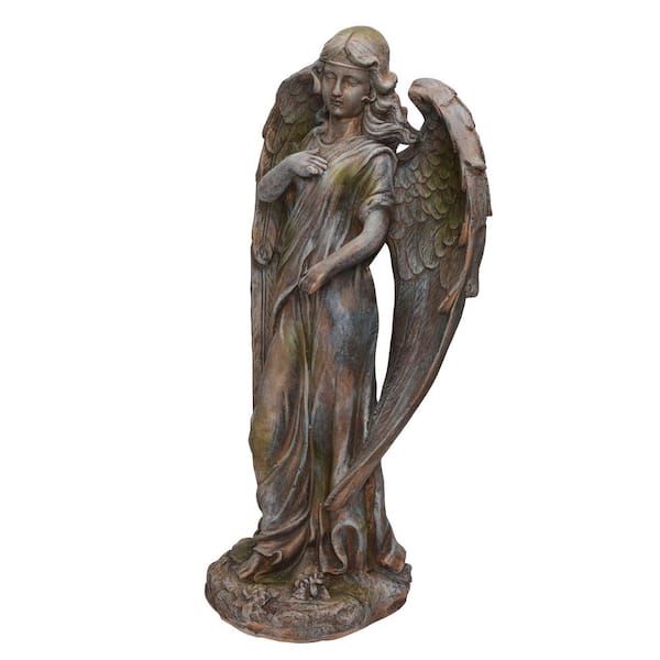 置物 angel Alpine Corporation 19 in. Tall Old World Guardian Angel