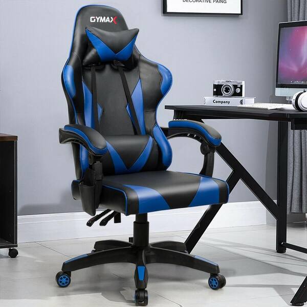 JL Game Chair PC Computer Desk Swivel Chair Race Sports Lift Recliner Fx Leather 