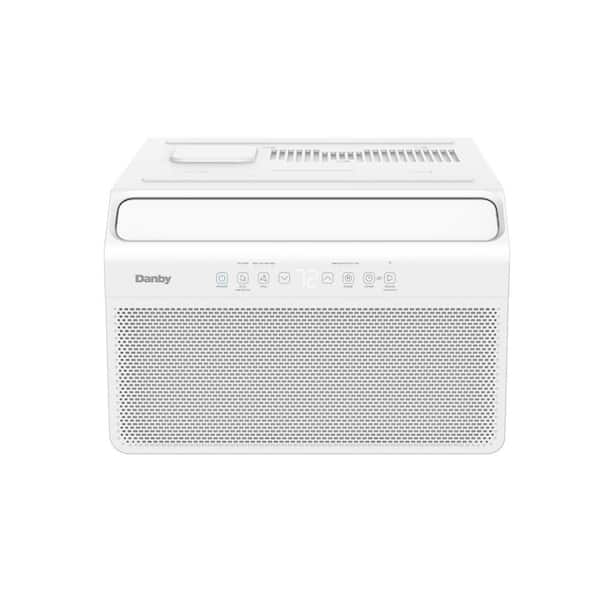 Danby 10,000 BTU 115V Window Air Conditioner Cools 350 Sq. Ft. with Inverter in White