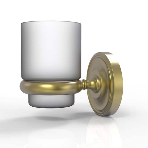 Allied Brass Prestige Regal Collection Wall Mounted Tumbler Holder in Satin Brass