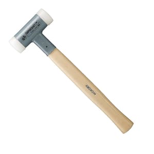 12 oz. Dead-Blow Hammer with Hickory Handle and Replaceable Nylon Face Inserts