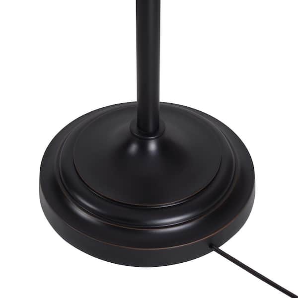 Kenroy Home Harmond 71.5 in. Gray 1-Light Torchiere Floor