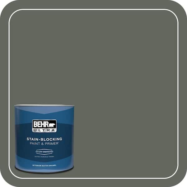 BEHR ULTRA 1 qt. #710F-6 Painted Turtle Extra Durable Satin Enamel Interior Paint & Primer