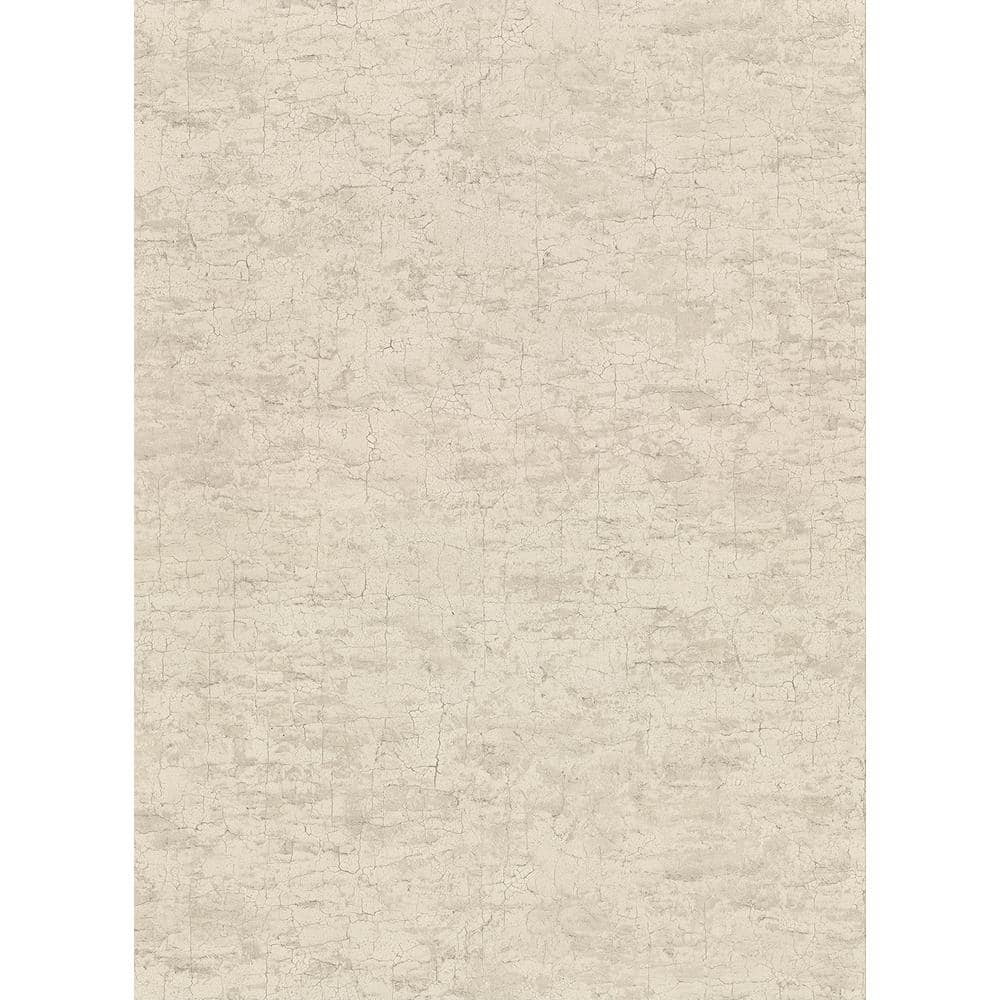 Pembroke Taupe Faux Plaster Vinyl Textured Wallpaper Roll
