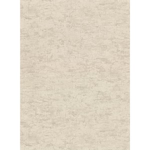 Pembroke Taupe Faux Plaster Vinyl Strippable Roll (Covers 60.8 sq. ft.)