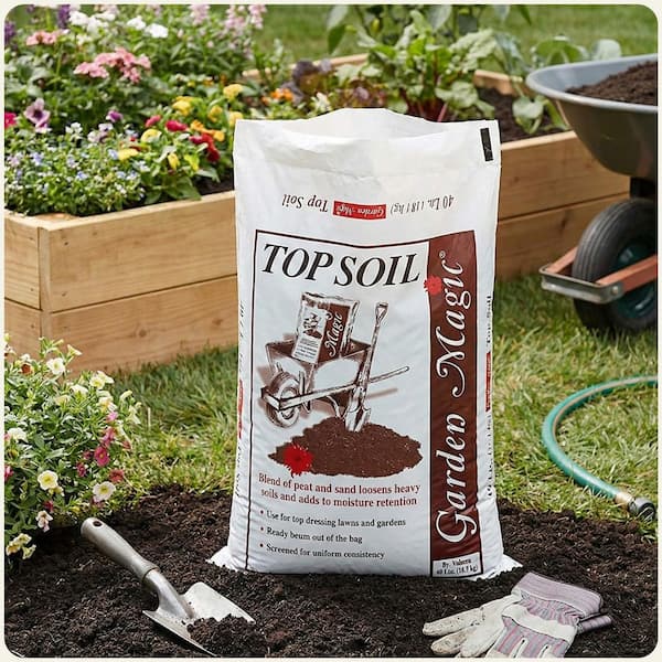 BACCTO 40 lbs. Organic Planting Potting Top Soil Blend Bag 5540