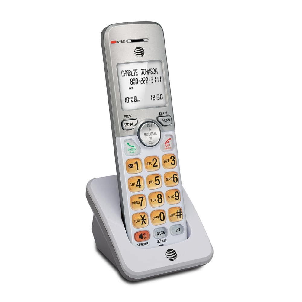 AT and T 1-Handset Expandable Digital Cordless Phone with Caller ID ...