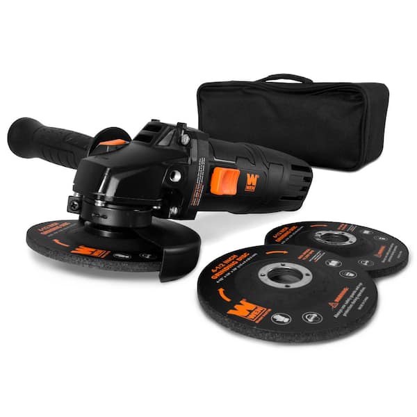 BLACK+DECKER 4.5-in 6.5 Amps Sliding Switch Corded Angle Grinder in the  Angle Grinders department at