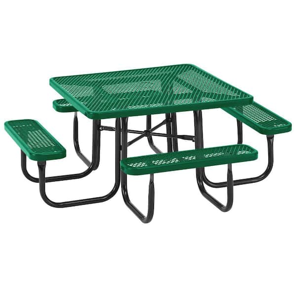 The Home Depot 46 in. Square Table, Diamond, Red