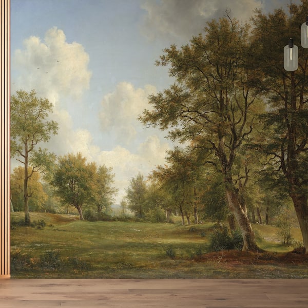 Serene Woodlands Wall Mural