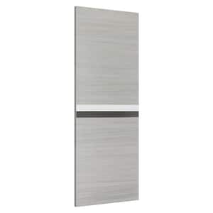 36 in. x 84 in. Solid MDF Core Gray Melamine Finished MDF Interior Door Slab