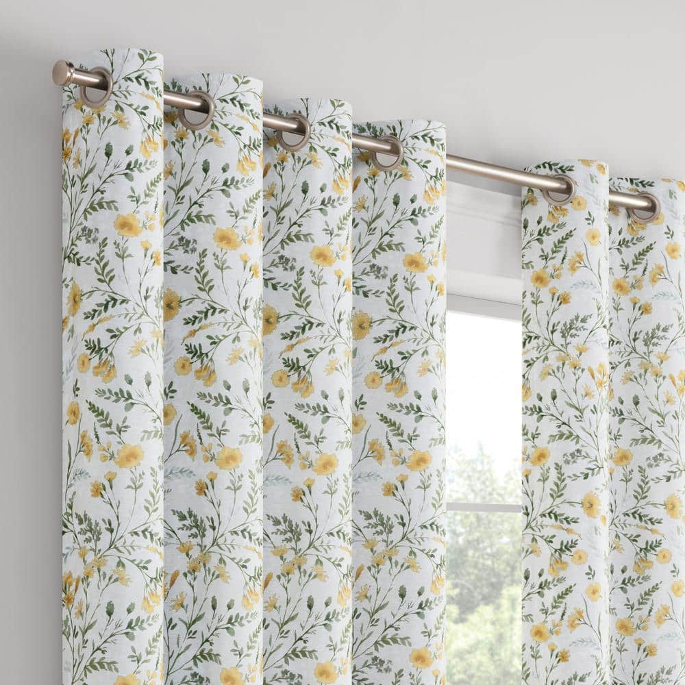Aloe Green Blackout Grommet Window Panel, 84" x 50"