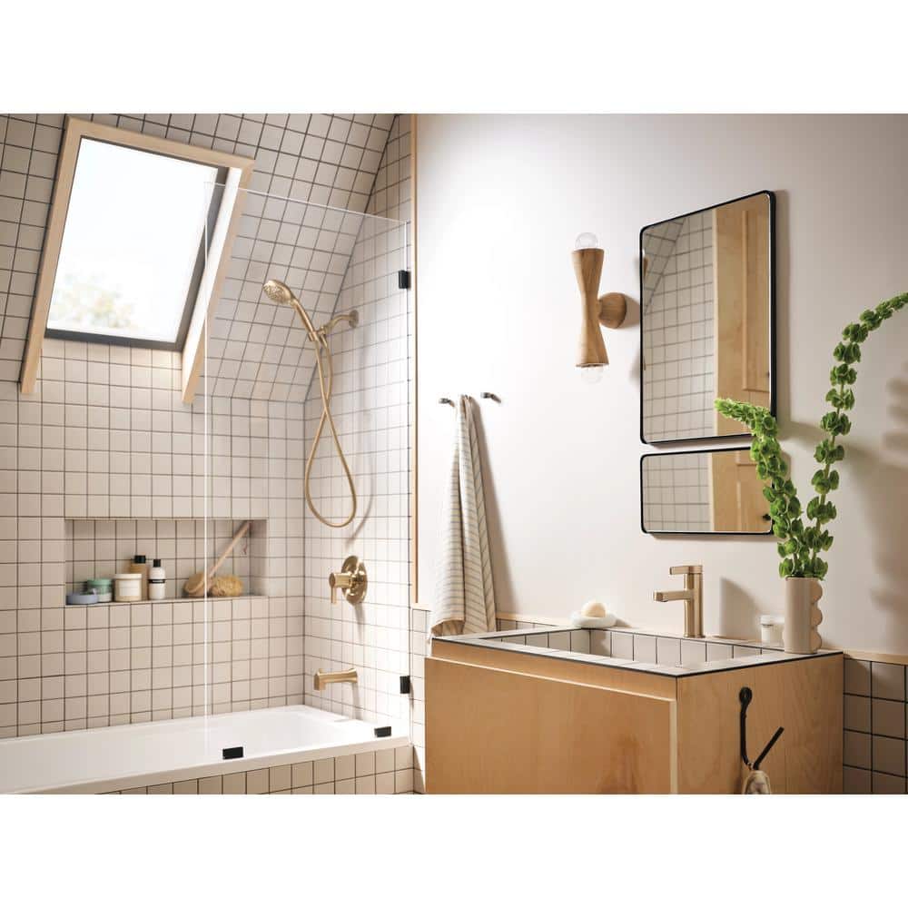 Bronzed Gold Nickel Handheld Wall Mounted Shower Faucet Set