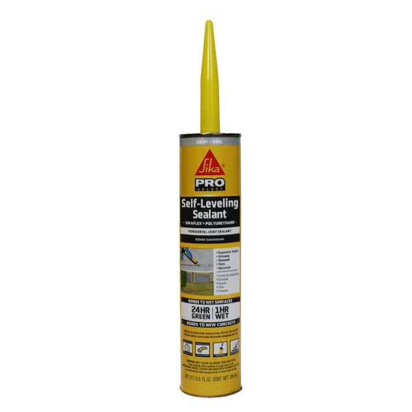 Sika 10.1 fl. oz. Sikaflex Self-Leveling Horizontal Joint Elastic Polyurethane Sealant in Gray