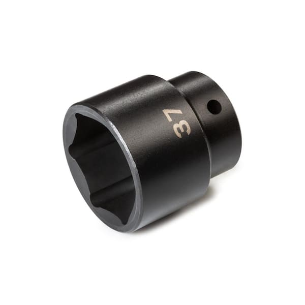 TEKTON 1/2 in. Drive x 37 mm 6-Point Impact Socket