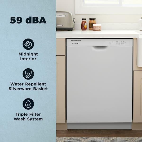 Amana Dishwasher (ADFS2524RW) - White