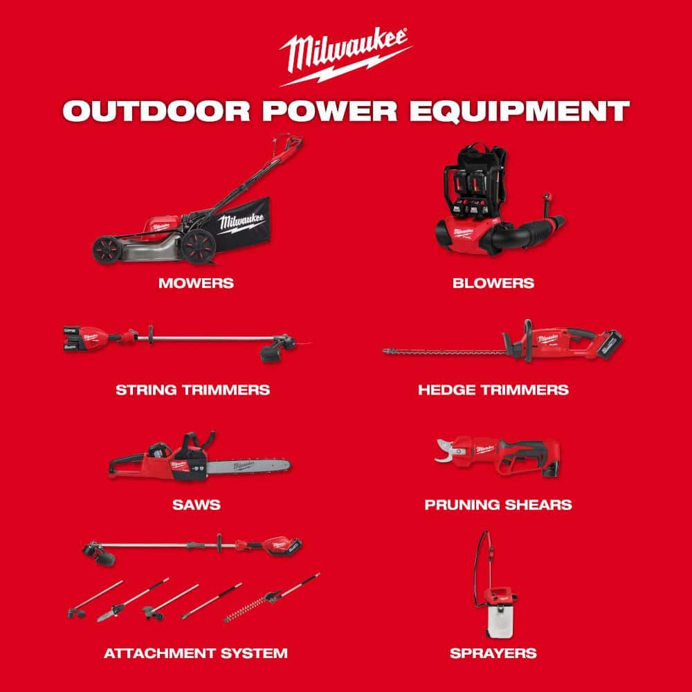 Milwaukee M18 Fuel QUIK-LOK Bristle Brush Attachment 23.5 Inch