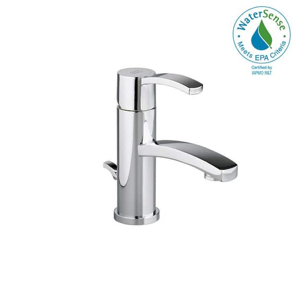 American Standard Berwick Monoblock Single Hole Single Handle Low-Arc Bathroom Faucet with Speed Connect Drain in Polished Chrome