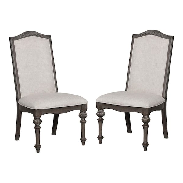 Willadeene Natural Tone Upholstered Dining Side Chair (Set of 2)