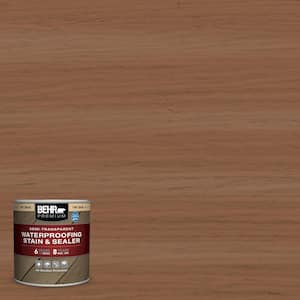 8 oz. #ST-152 Red Cedar Semi-Transparent Waterproofing Exterior Wood Stain and Sealer Sample