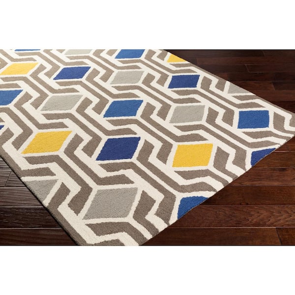 Hilda Gisele Yellow 5 ft. x 8 ft. Indoor Area Rug