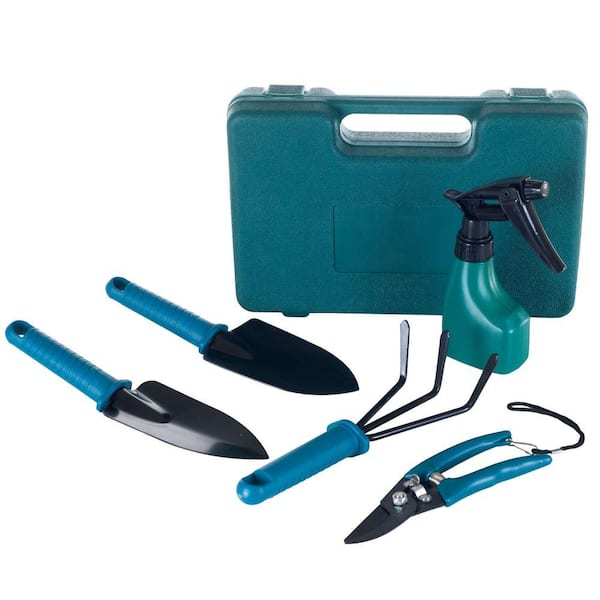 Stalwart Garden Tool Set with Carrying Case (6-Piece)