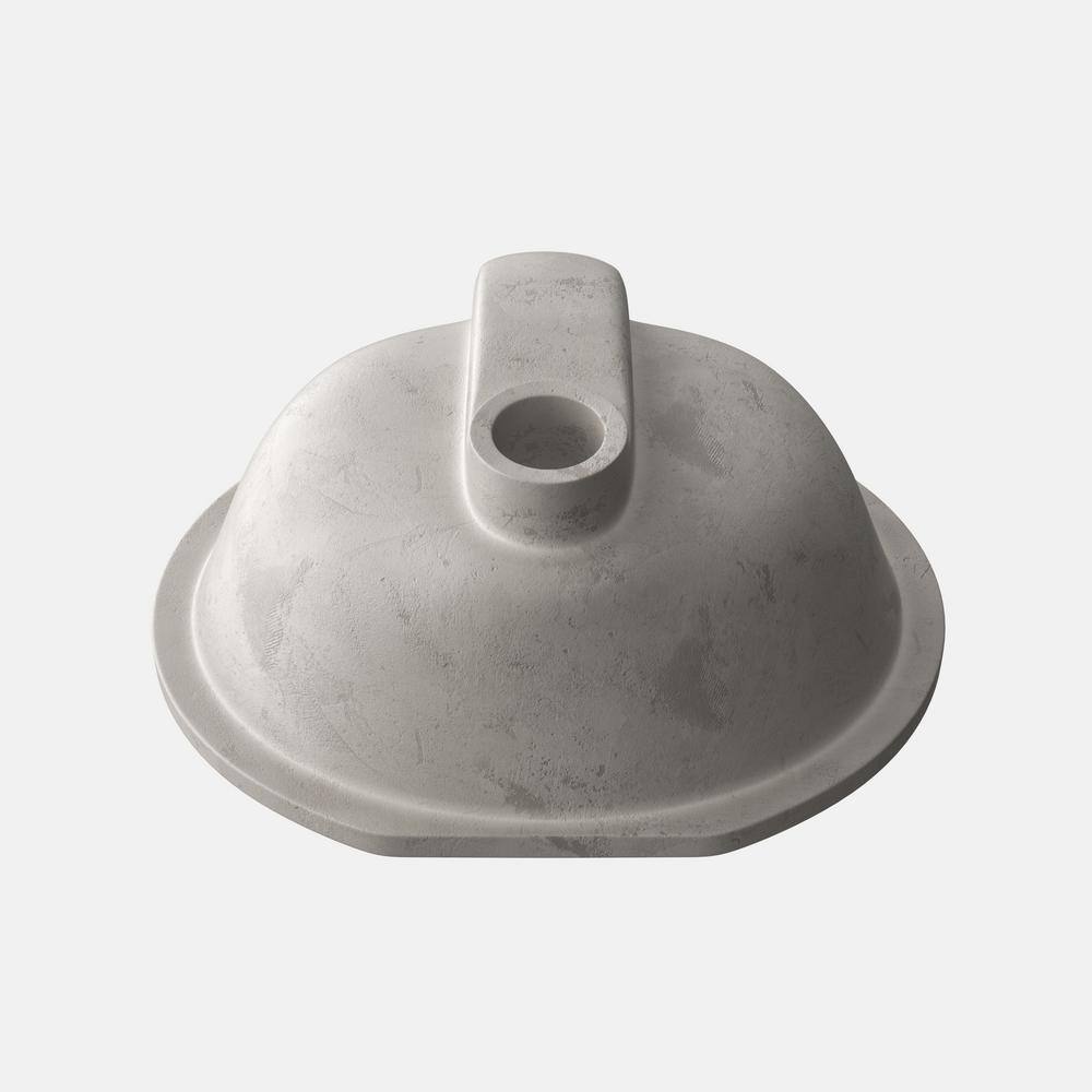 White Ceramic Oval Undermount Bathroom Sink with Overflow