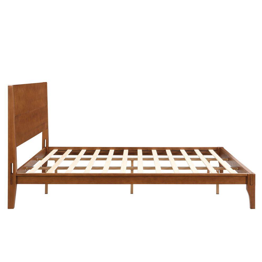 Geraldine Brown Bamboo Frame Full Size Platform Bed - thumbnail 2