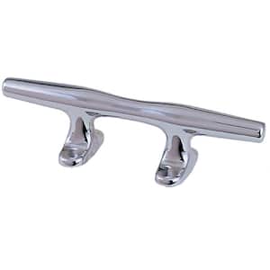 Chrome-Plated Open Base Cleat - 4 in. Length with 2-1/8 in. x 1-1/2 in. Base