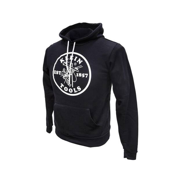 Klein Tools Unisex Size XX-Large Black Hooded Sweatshirt