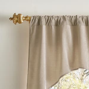 Naples Chenille Valance Natural  - 28 in. W x 72 in. L