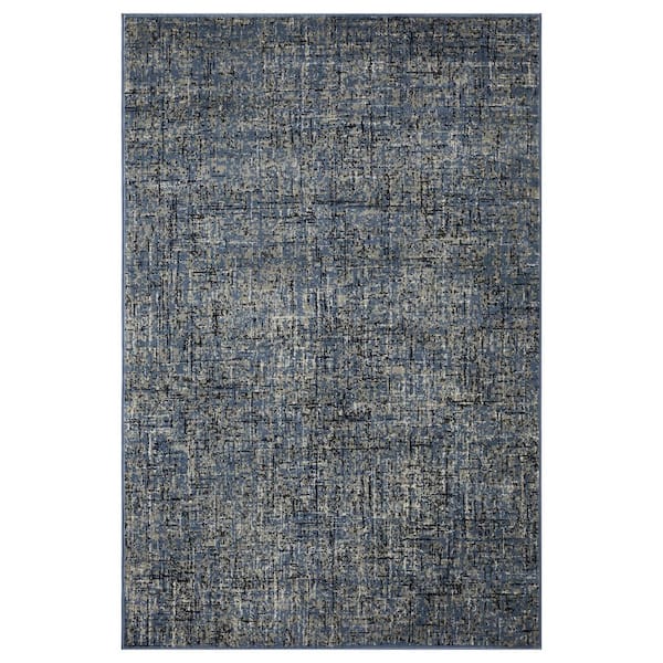 Celena Altenz Blue 9 ft. 10 in. x 12 ft. 10 in. Abstract Polypropylene Area Rug