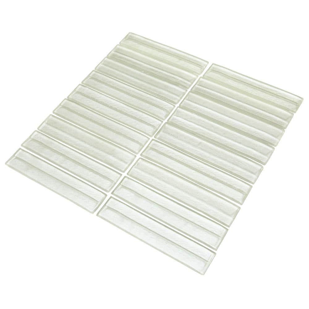 Tara Beige Polished Glass Mosaic Wall Tile