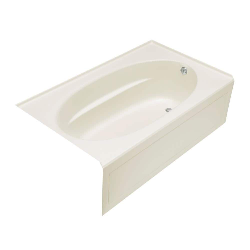 UPC 650531374974 product image for Windward 60 in. x 42 in. Soaking Bathtub with Left-Hand Drain in Biscuit | upcitemdb.com