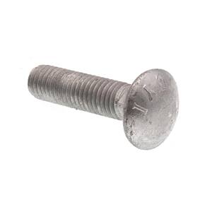 QTY 250 3/8-16 x 1" Carriage Bolt Hot Dipped Galvanized A307 