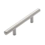 European Style 3 in. (76 mm) Center-to-Center Satin Nickel Bar Cabinet Pull (15-Pack)