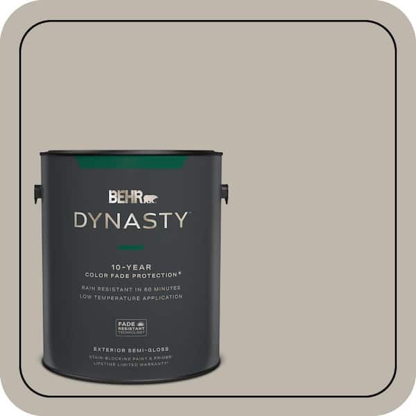 BEHR DYNASTY 1 gal. Home Decorators Collection #HDC-CT-21 Grey Mist Semi-Gloss Enamel Exterior Stain-Blocking Paint & Primer
