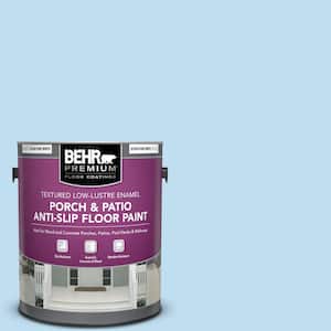 1 gal. #550A-2 Tropical Pool Textured Low-Lustre Enamel Interior/Exterior Porch and Patio Anti-Slip Floor Paint