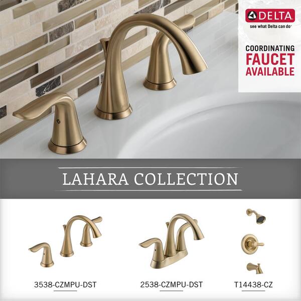 Champagne Bronze Bathroom Accessories 73850-CZ DELTA Lahara Pivoting Toilet Paper Holder 