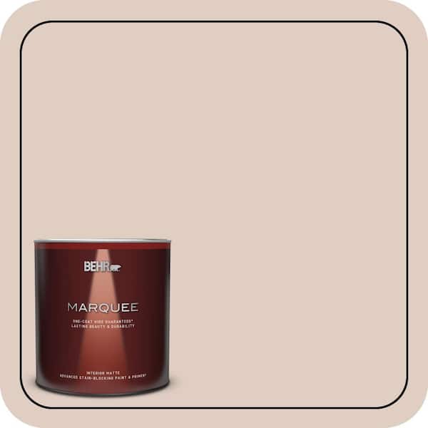 BEHR MARQUEE 1 qt. #PPL-77 Cocoa Parfait Matte Interior Paint & Primer