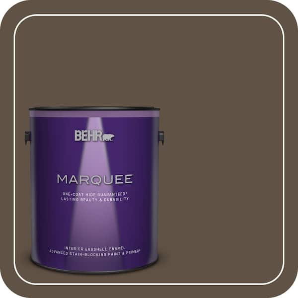 BEHR MARQUEE 1 gal. #S-H-720 Volcanic Island Eggshell Enamel Interior Paint & Primer