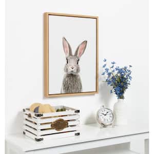 Sylvie "Animal Studio Female Rabbit" by Amy Peterson Framed Canvas Wall Art