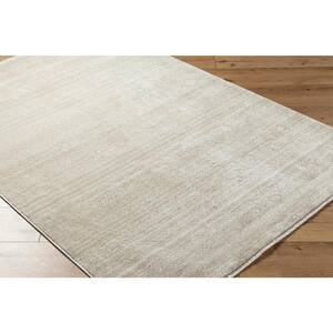 Rojin Oatmeal/Taupe Striped 5 ft. x 8 ft. Indoor Area Rug