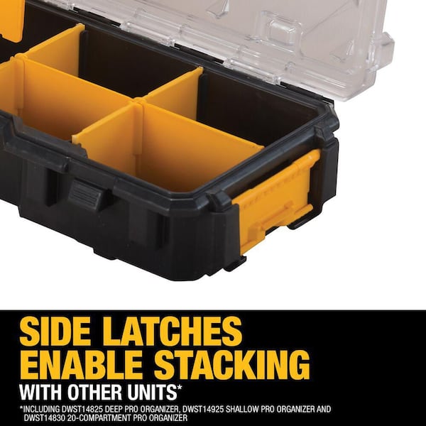 DEWALT - Plastic 10-Compartment Pro Small Parts Organizer