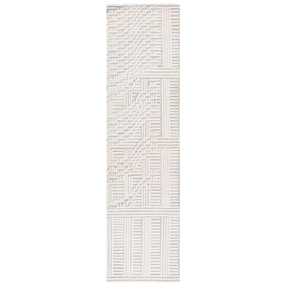 Harvest 2 ft. x 9 ft. Beige/Ivory Geometric Abstract Runner Rug price history on PriceWatchPro