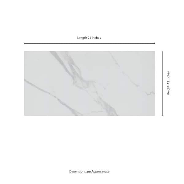 MSI Take Home Tile Sample - Romessa 4 in. x 4 in. Matte White